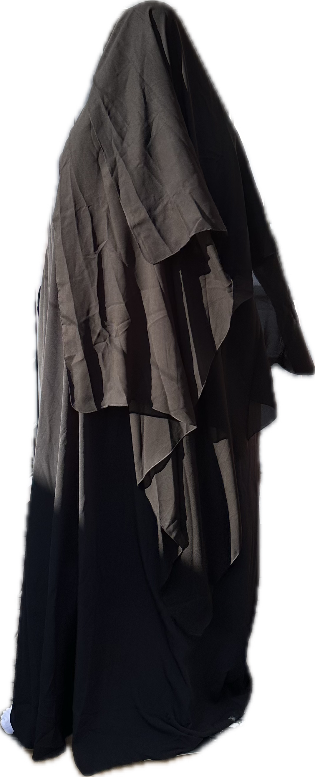 Niqab 3 Voiles Casquette 1m50 Umm Hafsa