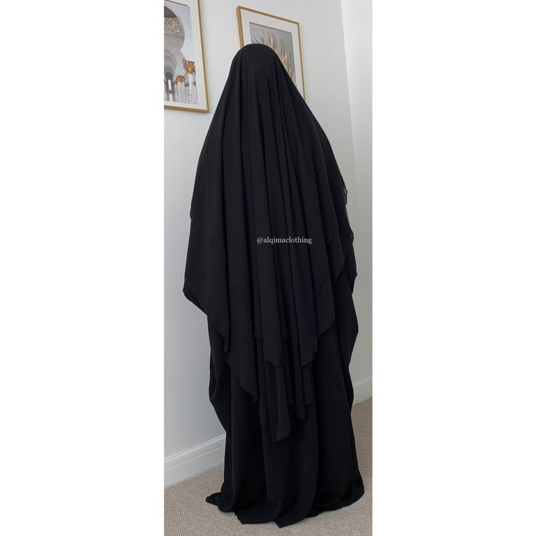 Two Layer Khimar Amira Umm Hafsa