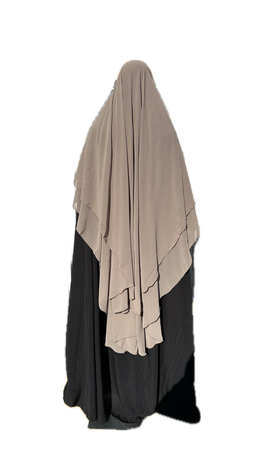 Two Layer Khimar Amira Umm Hafsa