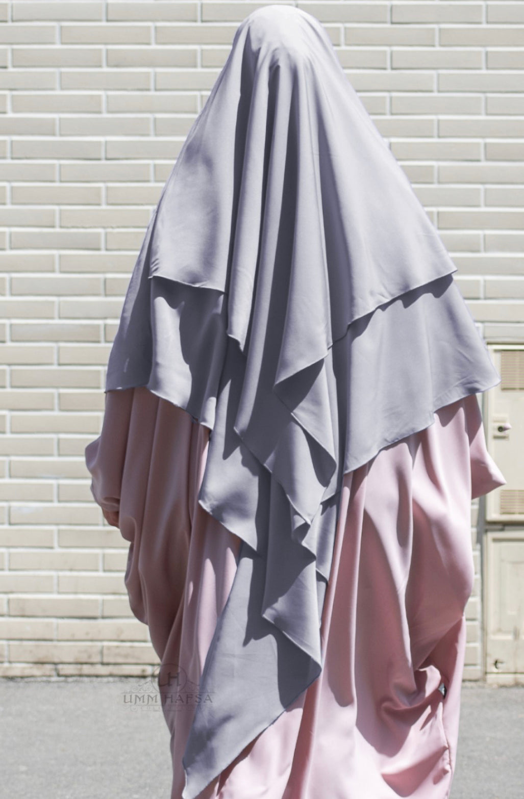 Two Layer Diamond Khimar Umm Hafsa