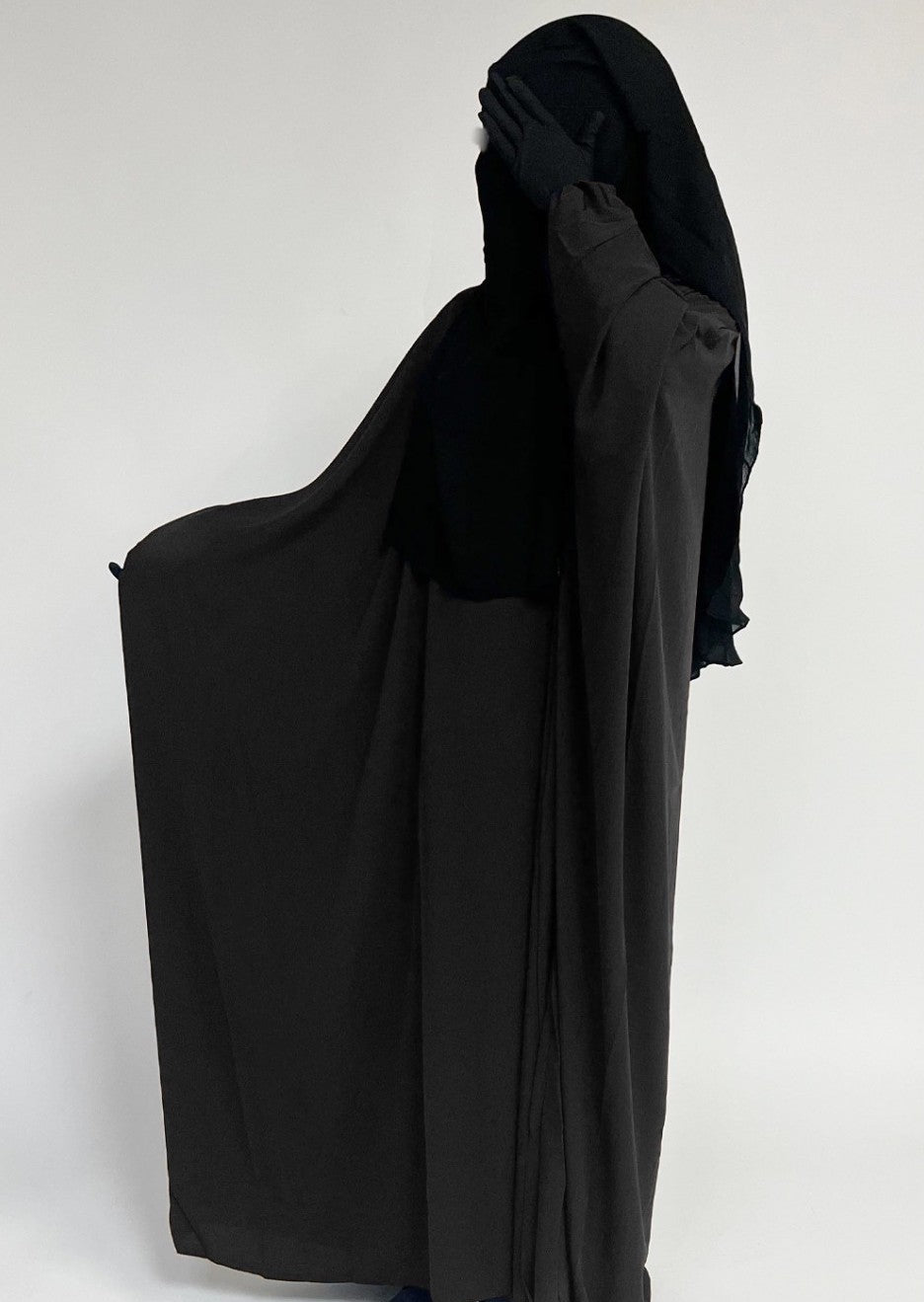 Grey Butterfly abaya umm hafsa