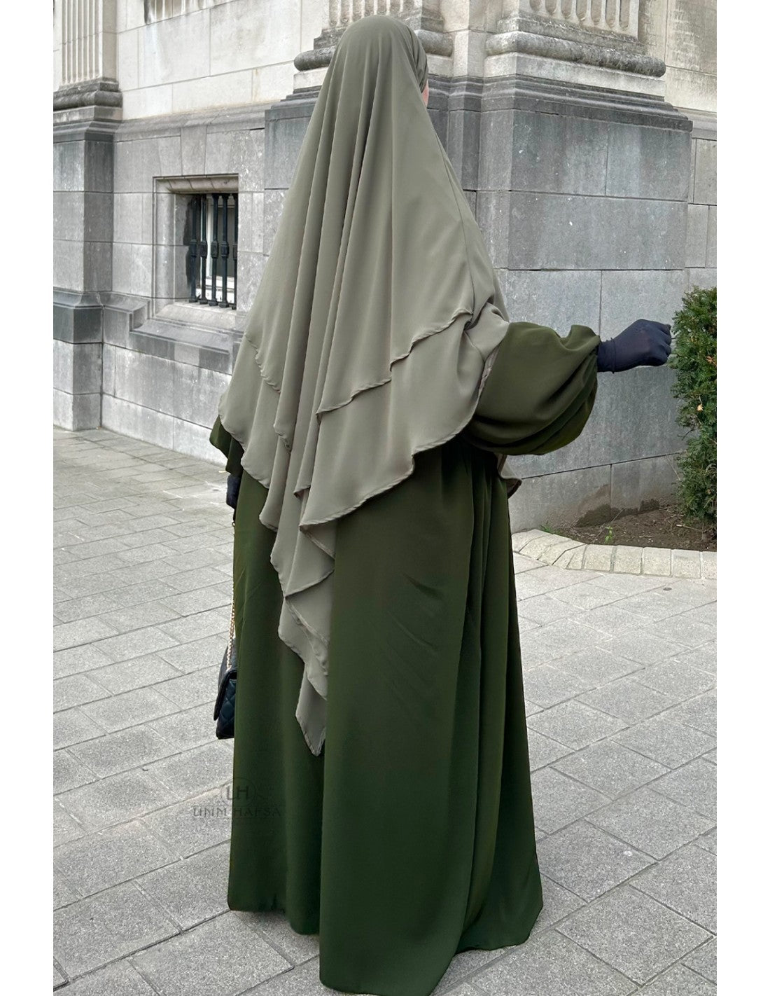 Two Layer Khimar Chiffon Umm Hafsa