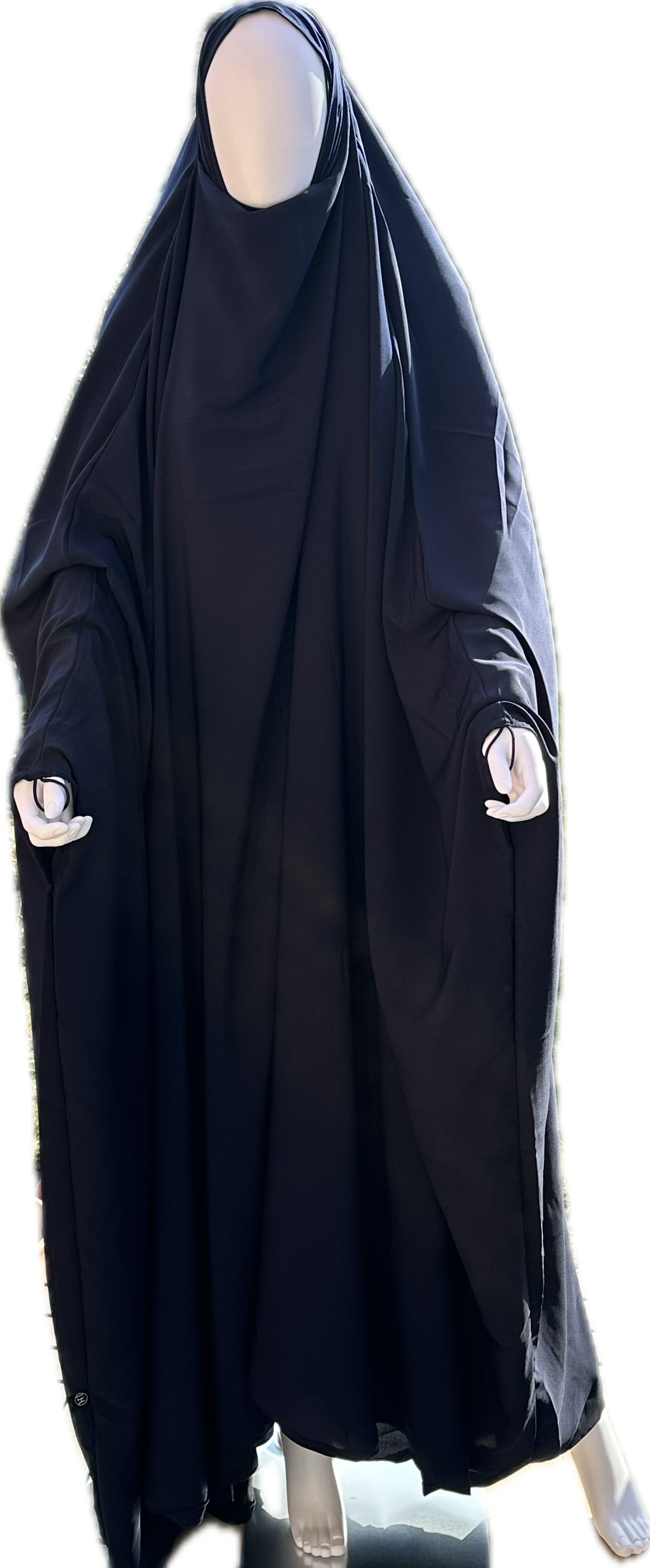 Navy One piece big saudi jilbab