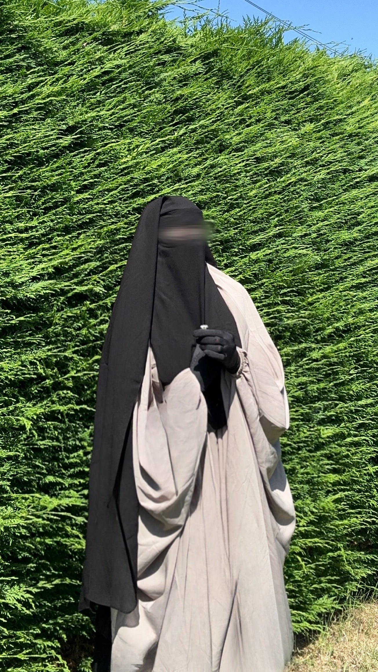 Taupe 2pc big jilbab