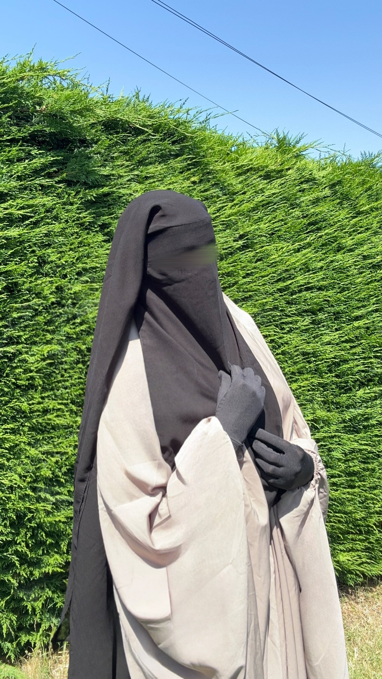 Niqab/Sitar 3 layer 1m60 Umm Hafsa