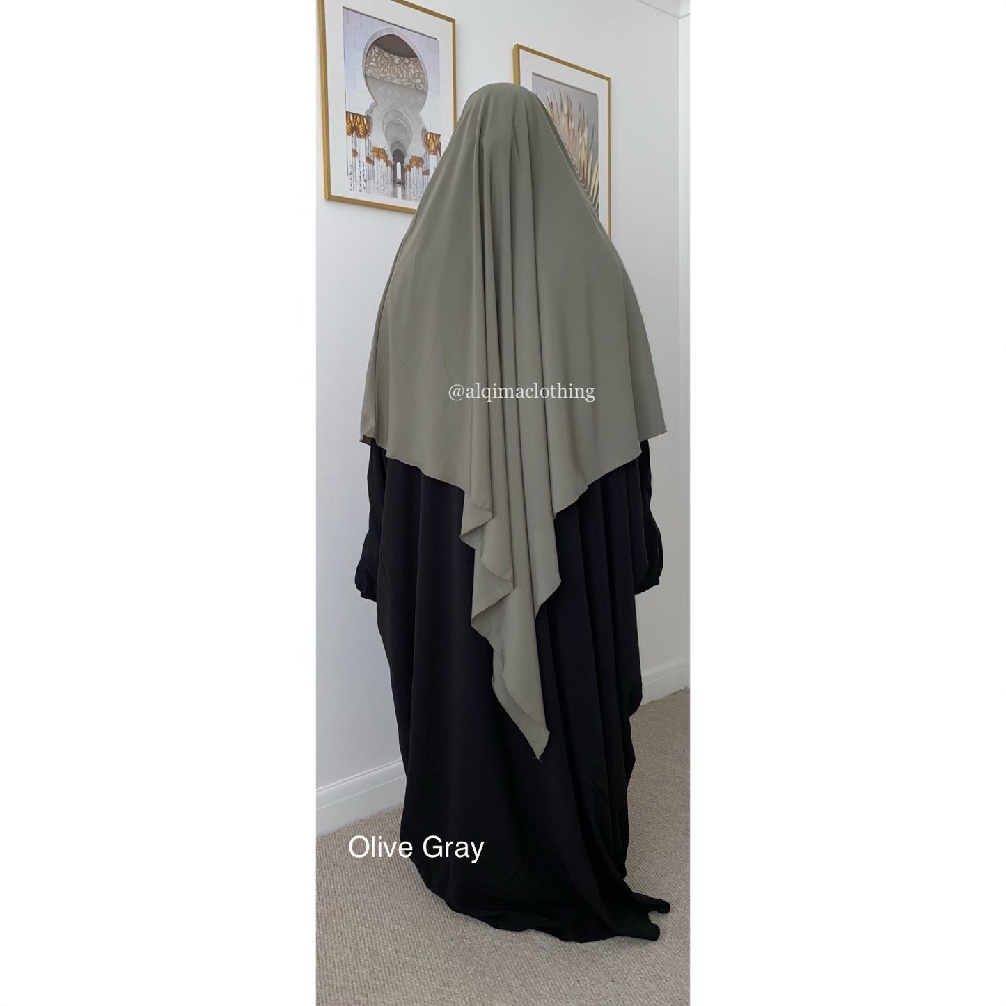 One Layer Triangle Khimar Umm Hafsa