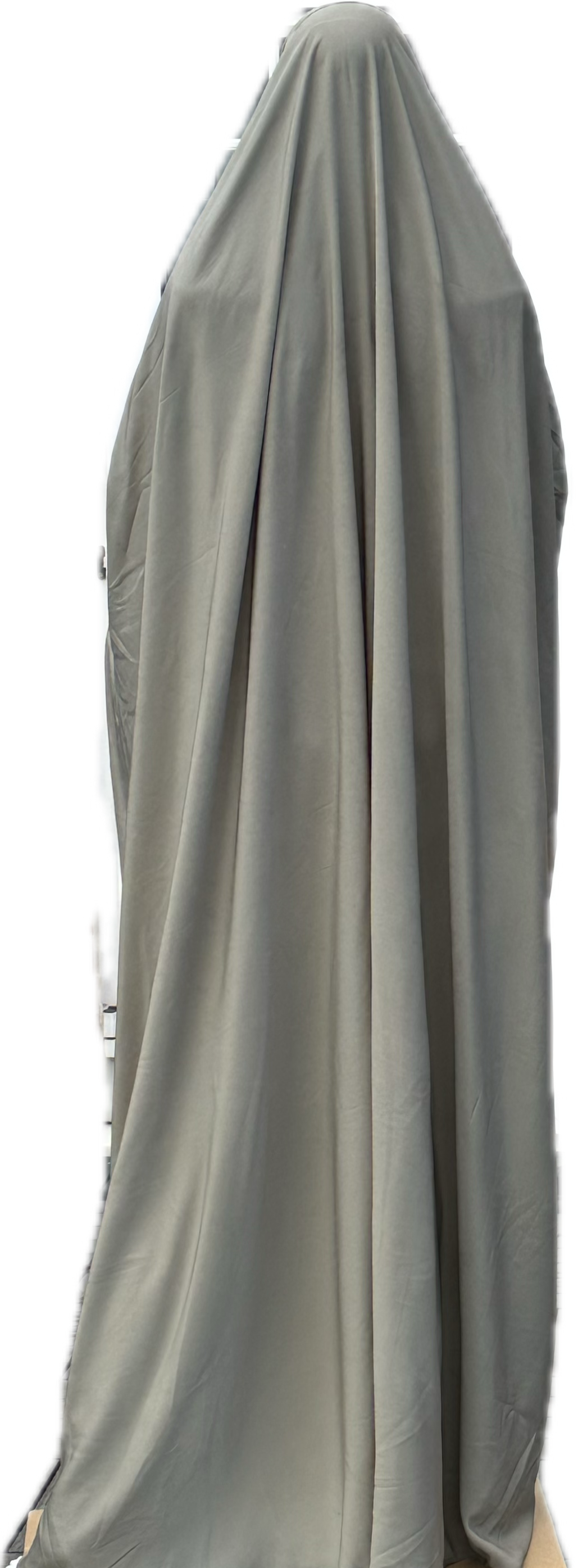 Olive Grey One piece big saudi jilbab