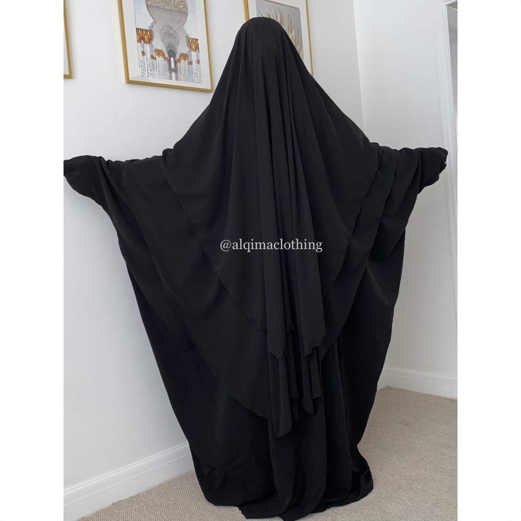 Two Layer Khimar Amira Umm Hafsa