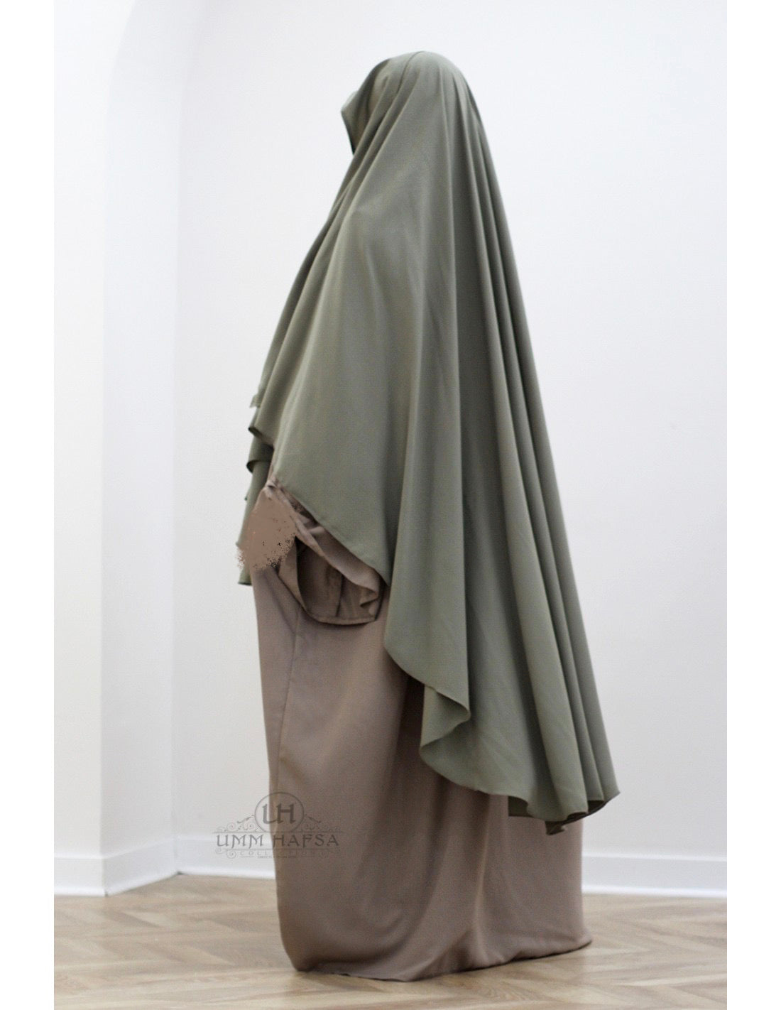 Khimar Malika with cap by Umm Hafsa