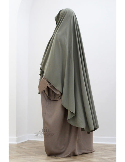 Khimar Malika with cap by Umm Hafsa