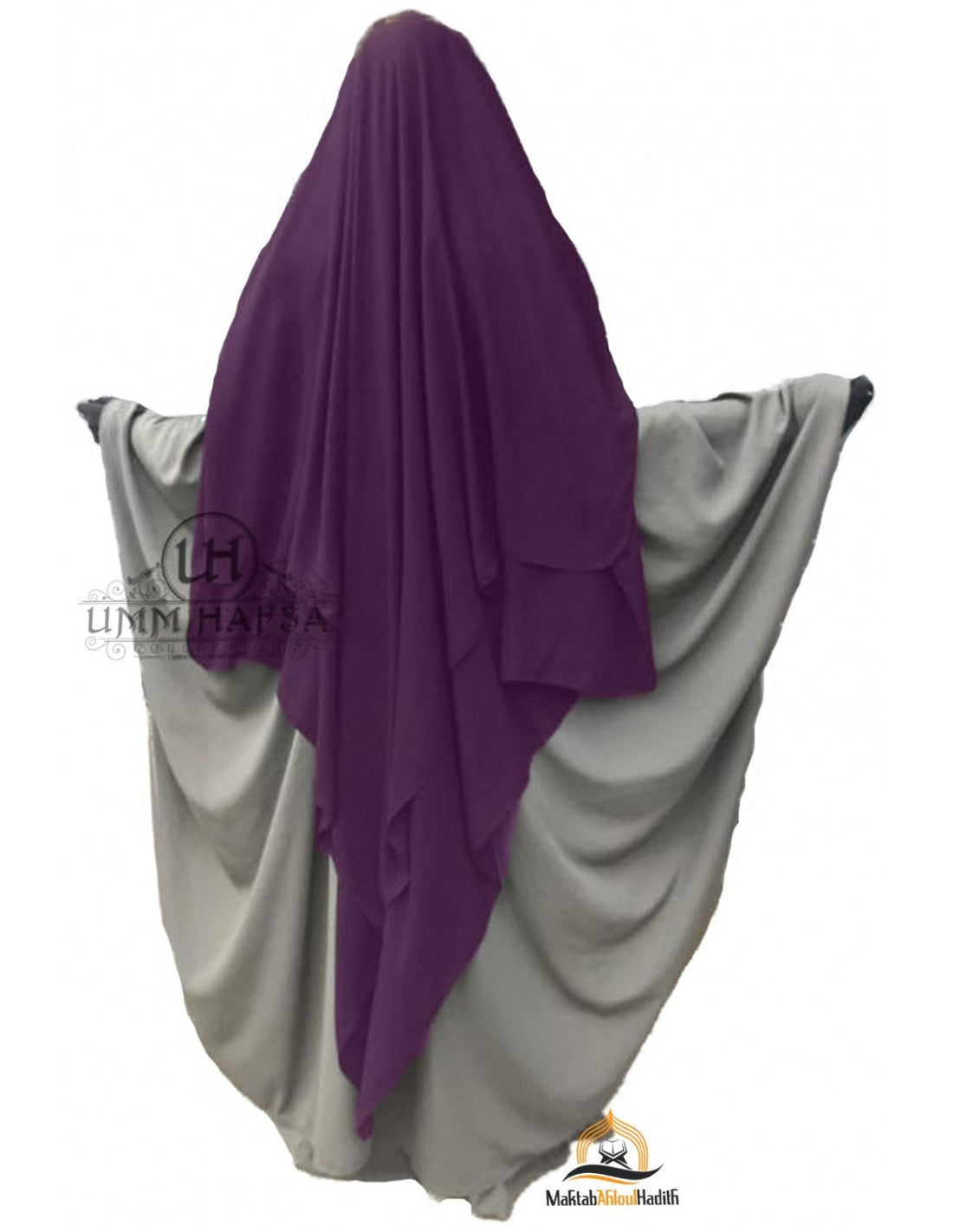 Niqab 3 Voiles Casquette 1m50 Umm Hafsa